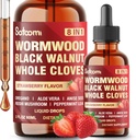 Satomi 8in1 Wormwood Liquid Drops musta pähkinä, koko Mausteneilikka ja 5 lisää - 60 ml 60 päivän toimitus