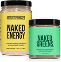 NAKED Vegan Energizing Bundle Fruit Punch Energy Nutrition Super Greens Powder Organic Greens täydennysosa
