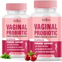 NEW AGE emättimen Probiootit naisille prebiootteja, karpalouute, ja Lactobacillus Probiootti Blend, tukee terve pH tasapaino, Odor Control, emättimen Flora - 120 kapselia
