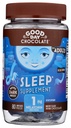 Good Day Dark Chocolate Melatoniini aikuisille [80 Count ] - Reilun kaupan non-GMO tumma maito suklaa kamomilla ja melatoniini 1 mg - Aikuisten melatoniini, aikuisten luonnollinen uniapu täydentää