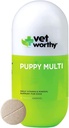Vet Worthy pentu MultiVitamins - Monivitamiinia pennuille tukemaan optimaalinen terveys ja yleinen hyvinvointi - Dog täydentää rautaa, Magnesium,Zinc, Vitamin A,B-vitamiinit - Maksan maku 60 purutablettia