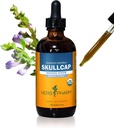 Herb Pharm Certified Organic Skullcap Liquid Extract hermoston tukea, Organic Cane alkoholi, 4 Ounce