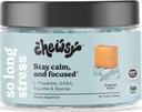Chewsy niin pitkä stressi, rauhallinen Fruity Chews, pysyä rauhallinen ja keskittynyt. w/L-theaniini, Aminohappo, GABA, Glysiini, Tyrosiini, tauriini ja magnesium. Ei-GMO ja gluteeniton. Trooppiset hedelmät purukumia, 30 päivän toimitus