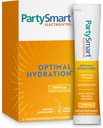 Himalaya PartySmart Tropical Electrolytes Powder Packets, 12 kreivi, tukee nesteytystä, hydraattia natriumia ja kaliumia, C-vitamiinia ja enemmän, antioksidantti Recovery Blend maito Thistle, inkivääri ja kurkuma