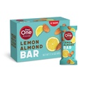Vaihe 1 Ruoka Sitruuna manteli Bar, Heart Terve Välipala Kasvi Sterolit, Omega 3: n High Fiber Välipala Gluteenittomat, Vegaani, Zero Natrium, Granola Bars (12 pakkaus)