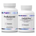 Tesseract Medical Research ProButyrate Gut Health Supplement, Butyric Acid Complex & CoQ10 Pro, Coenzyme Q10 terveyden, lihasten terveyden ja solujen energian tuotanto