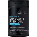 Urheilu Tutkimus Kalaöljy Mini-Softgels - Helppo niellä Omega-3 Rasvahapot Wild Catch Alaska Pollock - 625mg, 120 Softgels