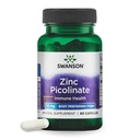 Swanson Sinkki Picolinate - Mineraali täydentää edistää eturauhasten terveyttä, Vision Health, & Immuuneja tukea - Body Preferred Form of Celated Sinc - (60 kapselia, 22 mg Each)