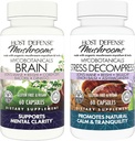 Host Defense Bundle with MycoBotanicals Brain * Kapselit, 60 Count & MycoBotanicals Stressi Decompress * Kapselit, 60 Count - Tuki muisti &focus - Tuki rentoutuminen *
