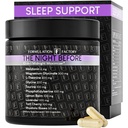 The Night before 10-in-1 Midnight Maximizer uniapu, stressin lievittäminen, kognitio, rentoutuminen, toipuminen, Focus, Magnesium Glycinate, L-Theanine & More (120 kapselia 2 kuukauden toimitus)