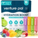 Venture Pal Sugar Free Electrolyte Powder Packets - Liquid Daily IV Hydration Packets 