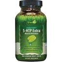Irwin Naturals Double Potency 5-HTP Extra - 60 Liquid Soft-Gels - rentoutumista & serotoniinin tuotanto - 30 tarjoilua