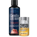 Sensori NDS Nutrition Fat Loss-Body Toner kanssa CLA (90 Softgels) & Siren Labs L-karnitiini Elite Burn Fat Loss Tuki Strawberry Blast 3000 mg (32 Servings)