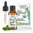Wild Oil Organic - 100% Pure Laimentamaton Organic Wild Oil 86-90% Carvacrol, Immune Support - Plant-Baseed, Herbal Supplement - Vegan, Non GMO, Gluteeniton, 1fl.oz/30ml