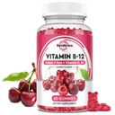 B12-vitamiini Gummies - 5000 mikrog metyylikobalamiinia rauta, C-vitamiini, D3 & Folaatti, energiatuki ja aineenvaihdunta, immuuni, B-12 Complex purutabletti miehille ja naisille, Vegan- 60