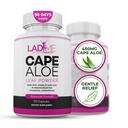 Pure Cape Aloe Herbal Laxative for Ummetus Relief - Terve Bowel Movement - Natural Colon Cleanse & Detox Dietary Supplement - erityisesti suunnitellut naisille Ladyme - 90 kapselia