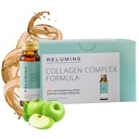 Aluminations Advanced Collagen Beauty Drink with Glutatione, Hyaluronic Acid & Antioxidants - Post-Summer ihon Recovery & Made in USA - Apple Flavor - 10 pullot x 50ml