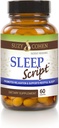 Suzy Cohen Sleep Script melatoniini - kasvitieteellinen uni ja rentoutuminen Formula aikuisille mielialan, stressin ja unen, sisältää 5-HTP, L-theanine, Passionflower, Lemon Balm ja GABA 60 kapselia.