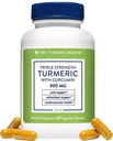 Vitamiini Shoppe Triple Strength Turmeeric Curcumin 900mg, tukee yhteistä liikkuvuutta & tarjoaa antioksidantti etuja & 5 mg Bioperine parantaa ravintoaineiden imeytymistä - kerran päivässä (60 kapselia)