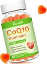 Korkea Imeytyminen CoQ10 Gummies 250 mg, Plus Omega-3, Magnesium, B12-vitamiini soluihin energia, aivot ja antioksidantti, 5X parempi imeytyminen Coenzyme Q10-lisä - 60 Ct