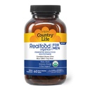 Country Life RealFood Organics for Men ... 60 tablettia... 1300mg Organic Fermented Whole Foods, 7-Mushroom Superfood & Aloe...