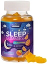 Sleep Gummies täydentää 6 mg - Sokeriton melatoniinin Gummy aikuisille, Natural Nolla sokeria nukkuva Gummy aikuisille, lapsille, Orange Flavored, Vegan, Extra Strength uni vitamiini tuki - 60 Gummies