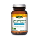 Flora Daily Maintenance Ruoansulatuskanavan Entsyymit - Sisältää 7 Entsyymiä Ruoansulatuskanavan tukea - Aids Gas & turvotus - Ei-GMO & Gluteenittomat - 60 kasvissyöjän kapselit