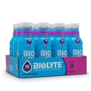 BIOLYTE Electrolyte Drink - Tohtori Formulated Hydration Drink, Elektrolyyttejä Vesi, Kemoterapiaa on oltava naisille ja miehille, nesteytys IV neste pullo - sekoitettu marja, 16 Fl Oz (12 pakkaus)