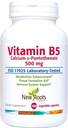 UUDET ROOTTS HERBAL B5-vitamiini (500 mg) kalsium- B5-vitamiinin kanssa (100 kapselia)