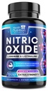 Typpioksidi Booster 2560mg - Extra Strength L Arginiini & Sitruliini täydentää miesten ja naisten - Premium lihasten tuki Nitric Booster - Natural Energy & Heart Health Support - 120 kapselia