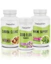 NaturalSlim Candida Cleanse Support Lisäravinteet Bundle - Candisceptic Kit Anti-overgrowth, Gut & Colon puhdistus 242 kapselia Yhteensä - 28 päivää puhdistusohjelma suunnitellut Frank Suarez (1 pakkaus)