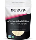 Terrasuul Superfoods Organic Ashwagandha juurijauhe, 1 Lb - Stressi Adaptogeeni Voi parantaa unta ...