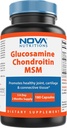 Nova Nutritions Triple Strength Glukosamiini Chondroitin MSM 2600mg/Serving kapselit, tukee terve Joint, Cartilage ja Connective Tissue - edistää yhteinen mukavuus ja joustavuus 180 Count