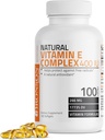 Bronson Natural Vitamiini E Complex 400 IU täydentää (d-Alpha Tocopherol Plus d-Beta, d-Gamma, & d-Delta Tocopherols), luonnollinen antioksidantti, 100 Softgels