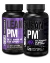 Jacked Factory Lean PM & Lean PM Max Night Time Fat Burner, Sleep Aid Supplement, & Ruokahalua Suppressant miesten ja naisten (180 kapselia)