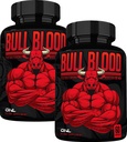 ONL Bull Blood Testosteroni Booster - Korkea Potenssi Mies Enhanceing Testosteroni täydentää kestävyyttä ja kestävyyttä - Test Booster Maca Root, Kiimainen Goat Weed & Tongkat Ali - 120 kapselia (2-Pack)
