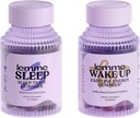 Lemme Nukkua ja herätä Bundle - Uni Gummies Better Night's rest & Herätä kofeiini Gummies for Energy - Gluteeniton, ei-GMO, 60 kreivi