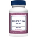Vitamiini Shoppe klorofylli 100mg - Natural Food Superfood, Green Superfood, joka tukee immuunijärjestelmän ja energian tuotanto, 'Luonnollinen deodorant' (100 kapselia)