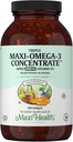 Omega 3 täydennysosa - Omega-3 Fish Oil Triple konsentraatti D3-vitamiini - Potent lähde EPA / DHA rasvahapot - sydän, aivot, yhteinen terveys - Kosher Certified Wild Caught Marine Fish - 180 Softgels