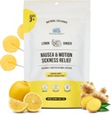 Äitikarhu Pahoinvointi ja liikkuvuus Sairaat Lollipopit Ei-GMO Lemon & Inkivääri karkkia pahoinvointi . Luomu tikkarit lapsille 3+ & Raskaana olevat naiset Allevioivat Queasiness.