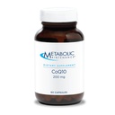 Metabolinen ylläpito CoQ10 kapselit - 200 mg Coenzyme Q10 C-vitamiini - antioksidantti, immuuni, energia + kardiovaskulaarinen tuki (60 kapselia)
