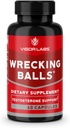 Vigor Labs Wrecking Balls (60 kapselia), tukee luonnollista tuotantoa Essential Mies Hormonit teidän kehon tukemaan Fuller Drive, Mies Vitality, ja lisääntynyt kestävyys. (Made in the USA)