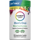 Rainbow Light Multivitamiini miehille, C-vitamiini, D & Sinkki, Probiootit, Men's One Multivitamiini tarjoaa korkea Potency Immuuni tuki, ei-GMO, kasvissyöjä, 30 tablettia