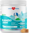 Probiootit koirille Ruoansulatusterveys - Tuki Gut Health, ripuli, kaasu, & kausittaiset allergies - hunaja, kurpitsa ja prebiootit digestiivinen tuki, Bad Dog hengitys & Ummetus