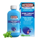 Betadine Antiseptinen lääkehoito Gargle, Povidoni-jodi 0, 5%, hoito ja lievittää Soren kurkun oireet, vähentää väliaikaisesti germs normaalisti löytyy suu, Mint Flavor, 8 FL OZ