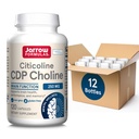 Jarow Formula Citicoline CDP Choline 250 MG, CDP Choline Supplement tukee aivojen terveys, suorituskyky ja muisti, 120 kapselia, jopa 120 päivän tarjonta, pakkaus 12