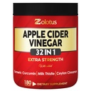 Zolotus 32in1 Apple Siideri Viinietikka Kapselit Turmeric, Kaneli, Maito Thistle, Elderberry, Quercetin & enemmän tukea Digestion, Immuuni - 180 kapselia