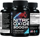 Extra Strength Typpioksidi täydentää 3X vahvuus L Arginiini, Sitruliini malaatti, AAKG, Beta Alanine - Premium lihasten tuki Nitricc Booster - Natural Energy & Heart Health Support - 60 kapselia