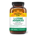 Country Life L-Lysine 1500 mg kapselit D-vitamiini & Elderberry ...