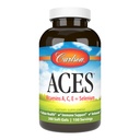 Carlson - ACES, A-, C-, E- + Seleeni, Cellular Health & Immunosupport, antioksidantti, 300 Softgels